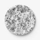 Search for black and white floral pattern plates Botanical