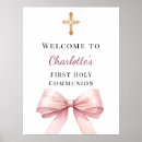 Search for first communion posters Pink
