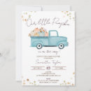 Search for blue truck baby shower invitations Pumpkins