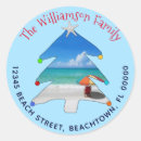 Search for beach address stickers Tropical