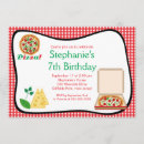Search for pizza chef birthday invitations Cooking
