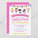 Search for gymnastics birthday invitations Girly