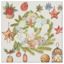 Search for tropical christmas fabric Red