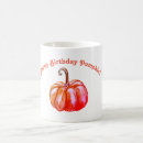 Search for pumpkin birthday mugs Autumn