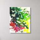 Search for abstract splatter painting canvas prints Modern