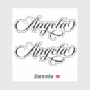 Search for elegant lettering stickers Black
