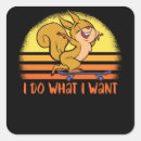 Search for funny squirrel stickers Forest animal