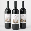 Search for red photo wine labels Bride and groom
