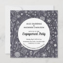 Search for chalkboard engagement party invitations Floral