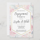Search for pink and gold engagement party invitations Geometric