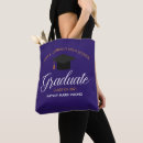 Search for high school graduation tote bags Purple