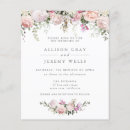 Search for pink floral invitations Blush