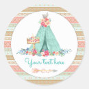 Search for tribal thank you stickers Teepee