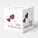 Search for 40th anniversary favour boxes Heart