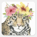 Search for cheetah portrait stickers Tropical