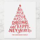 Search for new years wine labels Winter