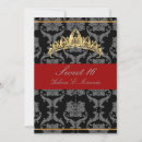 Search for black velvet invitations Red