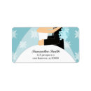 Search for snowflake wedding return address labels Bridal shower