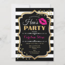 Search for gold hen party invitations Glam