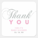 Search for pink silver thank you stickers Modern