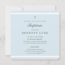 Search for chic christening invitations Blue