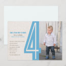 Search for baby boy fourth birthday invitations Number four