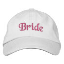 Search for white lettering hats Bride