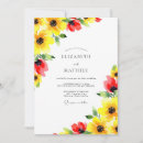 Search for red and yellow wedding invitations Summer