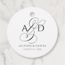 Search for wedding favour tags Script calligraphy
