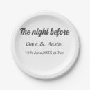Search for rehearsal plates The night before