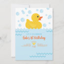 Search for rubber ducky birthday invitations Cute
