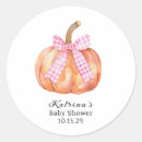 Search for little pumpkin baby shower stickers Orange