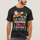 Search for 2nd grade teacher tshirts Santa