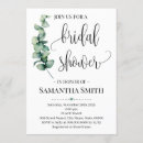 Search for greenery bridal shower invitations Eucalyptus