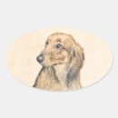 Search for dachshund dog stickers Longhaired