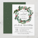 Search for holiday wedding invitations Watercolor