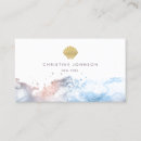 Search for sea shell business cards Elegant