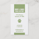 Search for paw print business cards Doggie day care