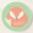 Search for fox coasters Illustration