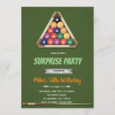Search for billiard birthday invitations Snooker