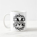 Search for large initial mugs Large and bold