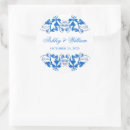Search for cobalt wedding stickers Vintage