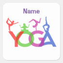 Search for asanas stickers Yoga