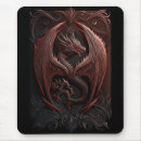 Search for red dragon mouse mats Black