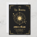 Search for sun and moon wedding invitations Vintage