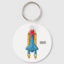 Search for space cartoon key rings Rocket