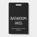 Search for bathroom pass Teacher