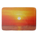 Search for ocean sunset bath mats Waves
