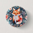 Search for floral fox badges Cute
