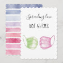 Search for germs cards Face mask